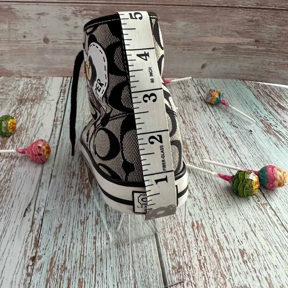 🔹Coach Women’s Black Printed Sneakers - Size 6B🔸 - Picture 15 of 16